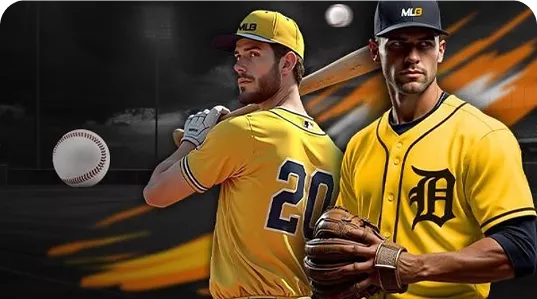 Melbet: Baseball players in uniform