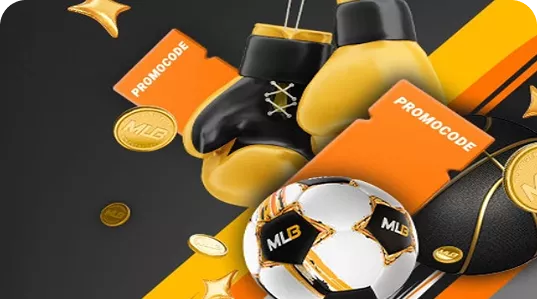 Melbet: Soccer ball and boxing gloves