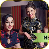 Melbet: Female dealers smiling in casino